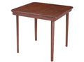 Custom Hand Carved Solid Wood Folding Card Table
