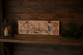 Custom Family Established Hand Carved & Painted Wood Sign