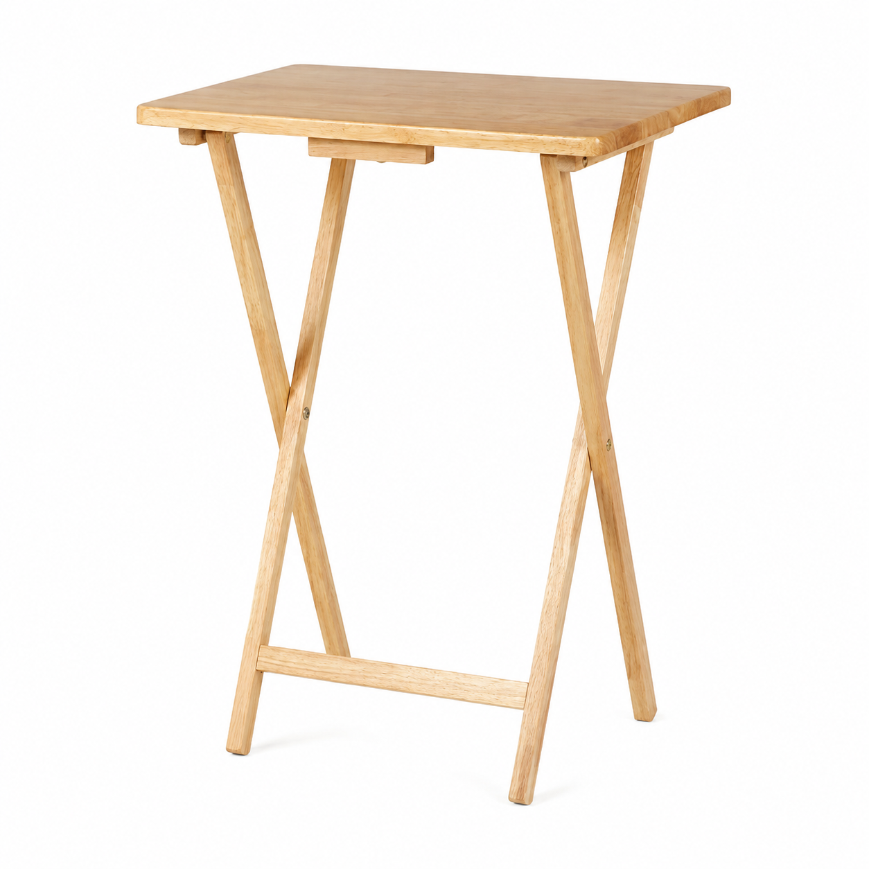 Custom Hand Carved Folding TV Tray Table Set