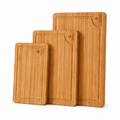 Custom Hand Carved Bamboo Cutting Board Set (Set of 3)